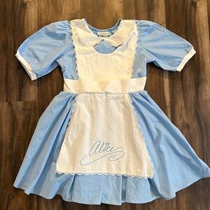 VINTAGE Disneyland Resort Alice in Wonderland dress great condition size M